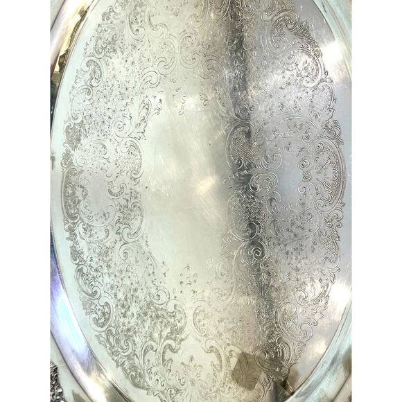 Vintage Towle Silver Plate 'Grand Duchess' Five-Piece Full Tea/Coffee Service - Picture 10 of 16